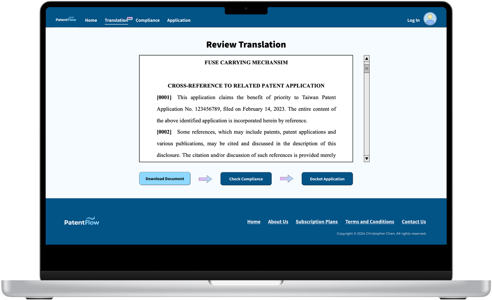 REVIEW TRANSLATION